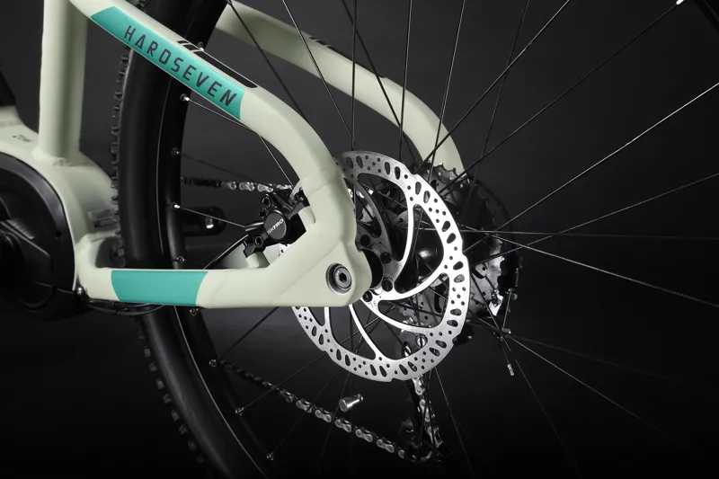 Haibike SDuro HardSeven 5 Electric Mountain Bike Honeydew/Teal/Black-4