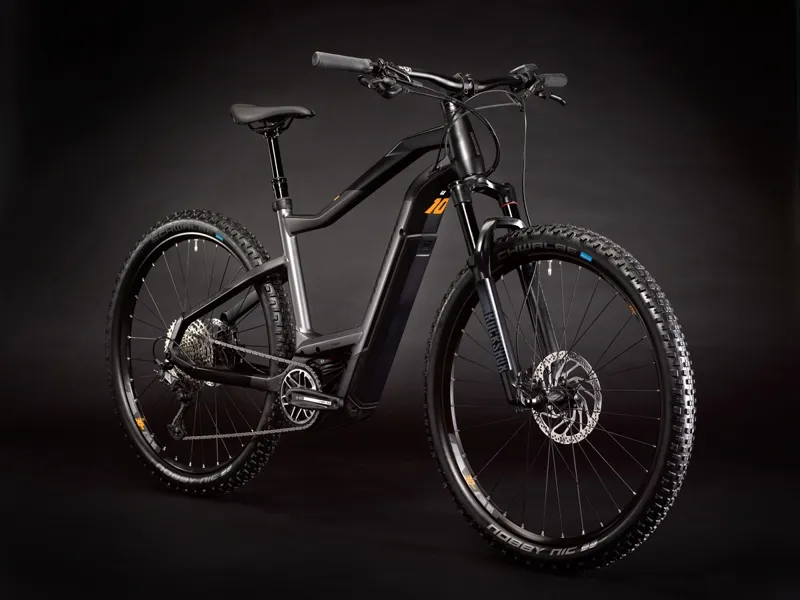 Haibike HardNine 10 625Wh Electric Mountain Bike Titan/Black/Lava-1