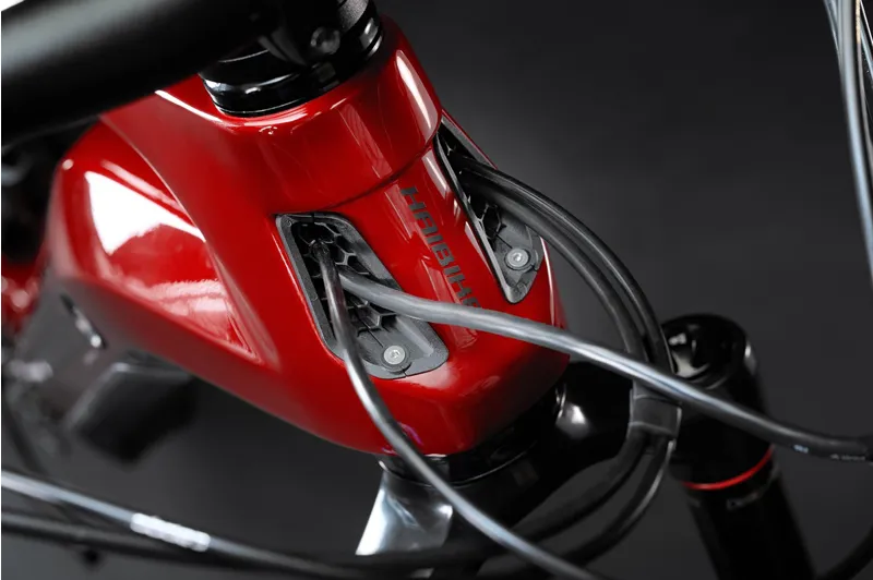 HaiBike AllMTN CF 12 Full Suspension Electric Mountain Bike Red/Black-2