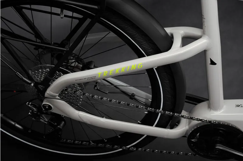 Haibike Trekking 6 High 630 Electric Hybrid Bike 2022 Grey Gloss/Neon Yellow-6