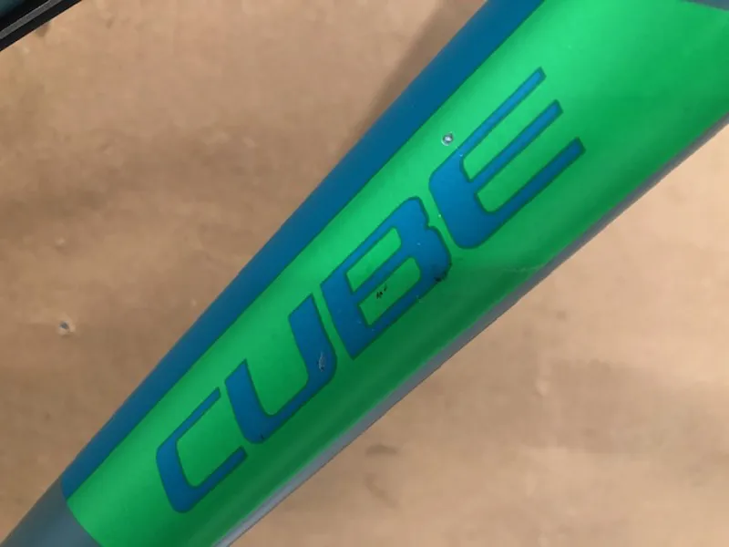 Cube Acid 240 Disc 24inch Kids Bike 2020 Blue/Grey/Green - Cosmetic Damage-1