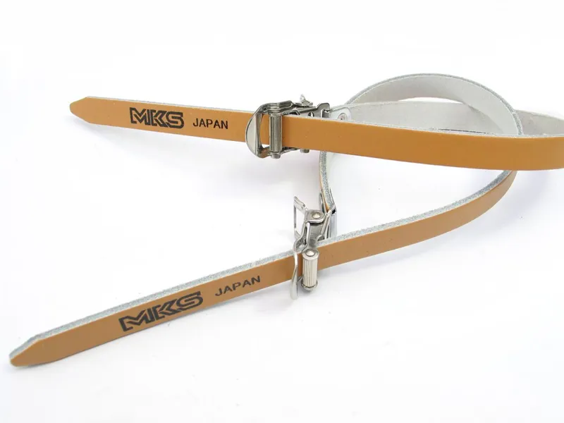 MKS Fit Alpha Spirit Toe Strap - Brown Leather