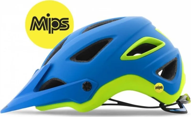 Giro Montaro MIPS Mountain Bike Helmet Blue/Lime-1