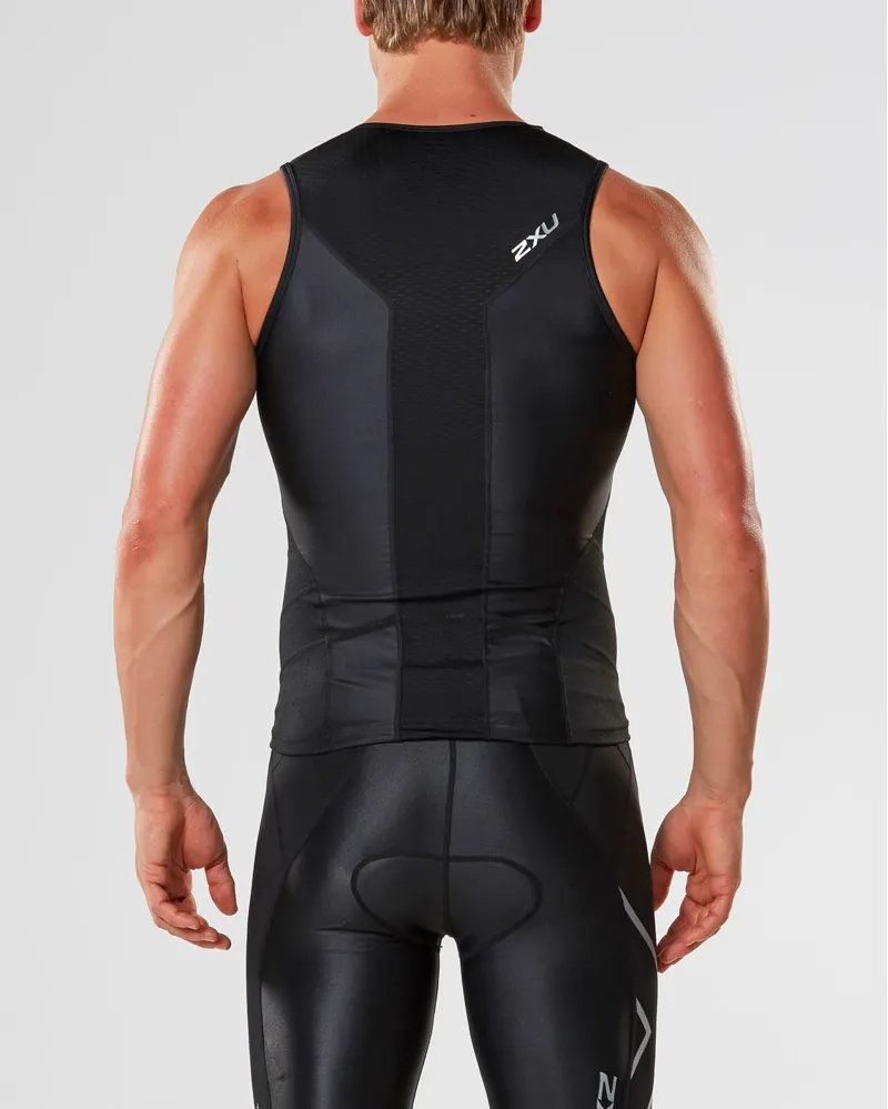 2XU X-Vent Tri Singlet Top Black-3