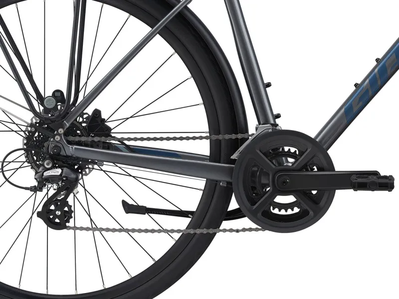 Giant Escape 2 City Disc Hybrid Bike 2021 Charcoal Grey-3