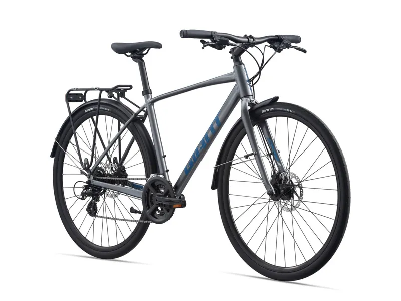 Giant Escape 2 City Disc Hybrid Bike 2021 Charcoal Grey-1