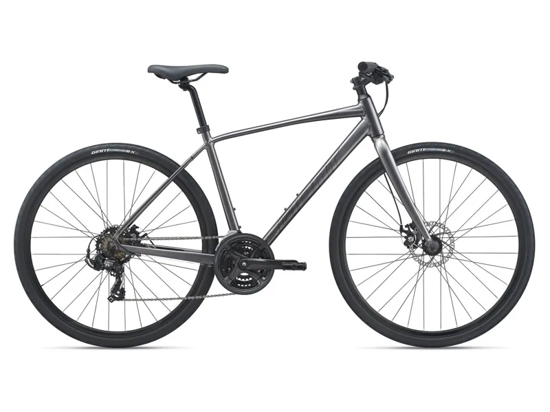 Giant Escape 3 Disc Hybrid Bike 2021 Metallic Silver/Black