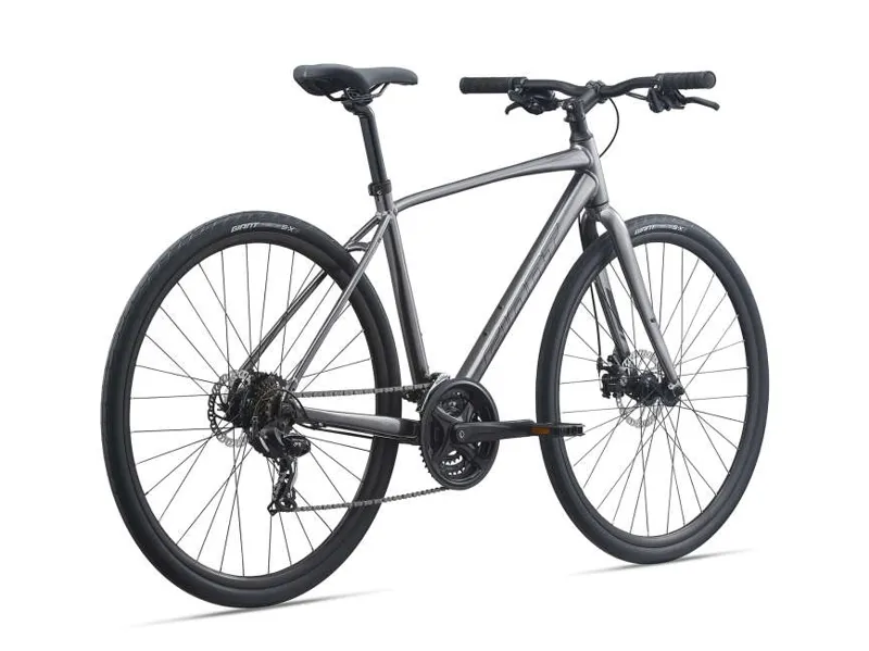 Giant Escape 3 Disc Hybrid Bike 2021 Metallic Silver/Black-1