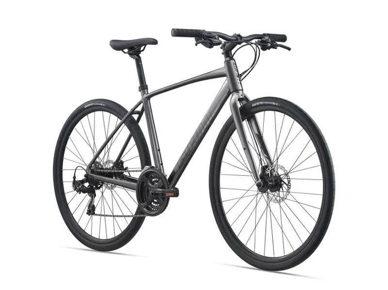 Giant Escape 3 Disc Hybrid Bike 2021 Metallic Silver/Black-2