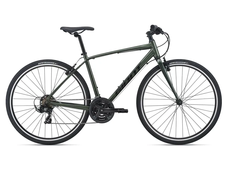 Giant Escape 3 Hybrid Bike 2021 Moss Green 