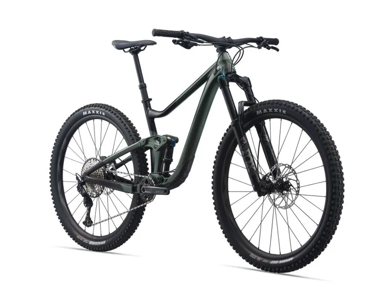 Giant Trance X 29 2 Full Suspension Mountain Bike 2021 Balsam Green/ Black-2