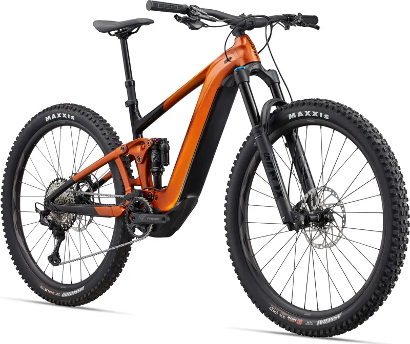 Giant Trance X E+ 1 Pro 29er Electric Mountain Bike 2022 Amber Glow-1