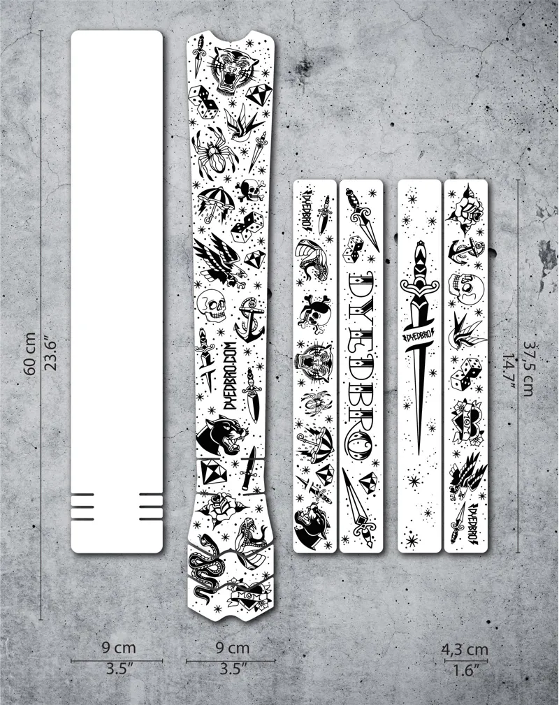 DYEDbro Old School Tattoo Black Frame Protection Kit-3