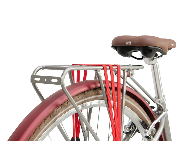 Raleigh Pioneer Grand Tour Low Step Hybrid Bike Burgundy/Grey-8