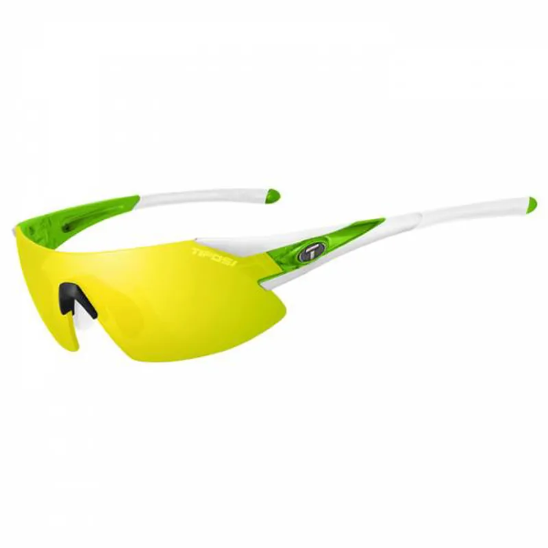Tifosi Podium XC White/Green Sport Sunglasses
