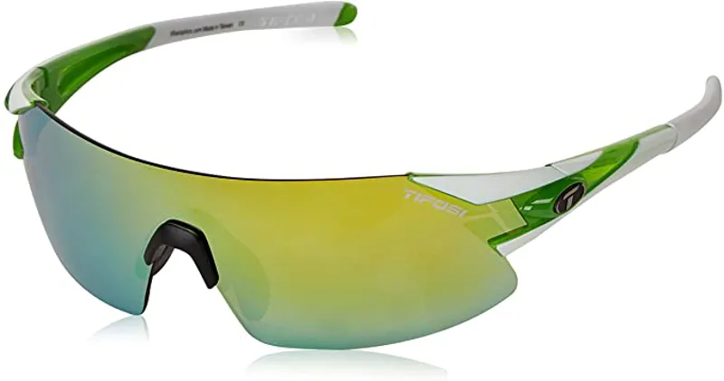 Tifosi Podium XC White/Green Sport Sunglasses-1