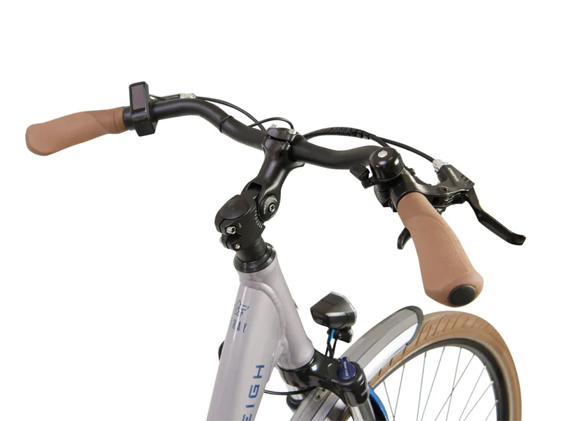 Raleigh Array Lowstep Electric Hybrid Bike Silver/Blue-5