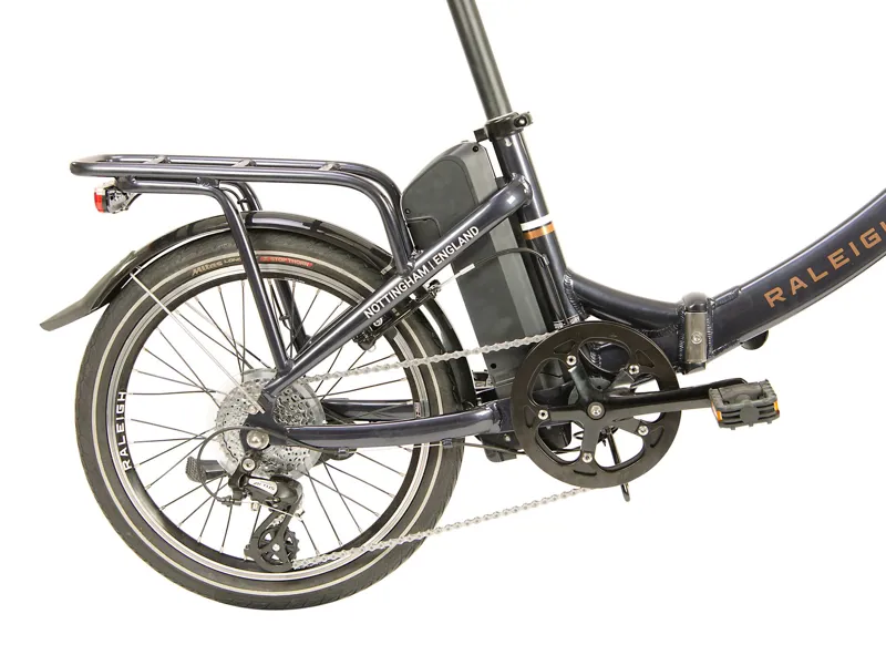 Raleigh Stow-E-way Electric Folding Bike Dark Blue-7