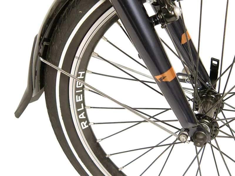 Raleigh Stow-E-way Electric Folding Bike Dark Blue-3