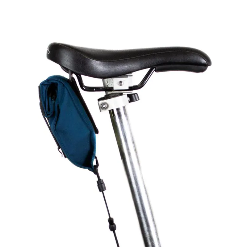 Restrap City Brompton Saddle Bag Navy Blue-4