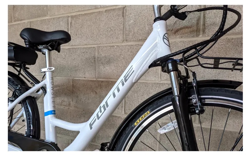 Forme Rowsley ELS Step-Thru Electric Hybrid Bike White-1