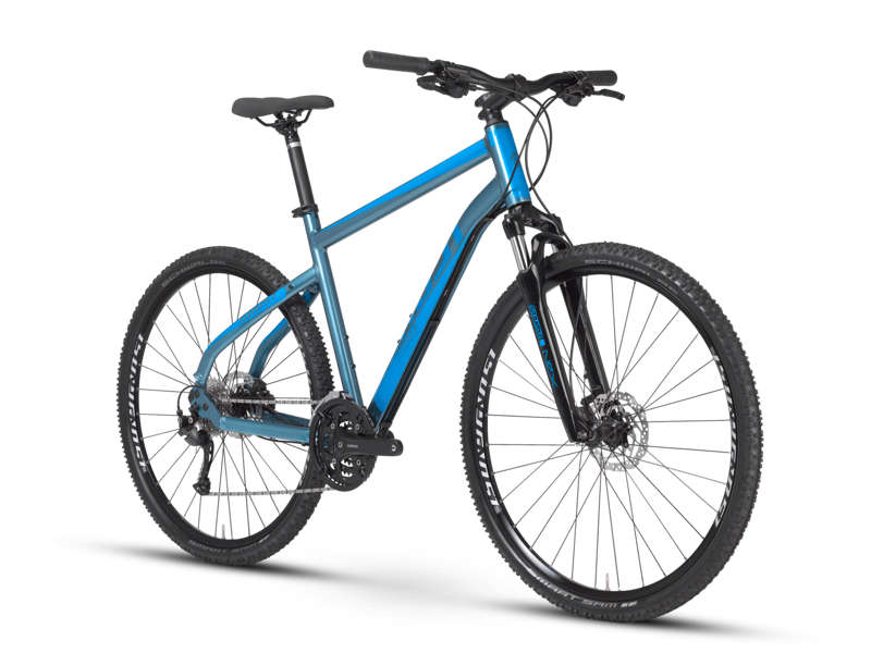 Ghost Square Cross Base Urban Hybrid Bike 2021 Petrol/Ocean Blue-1