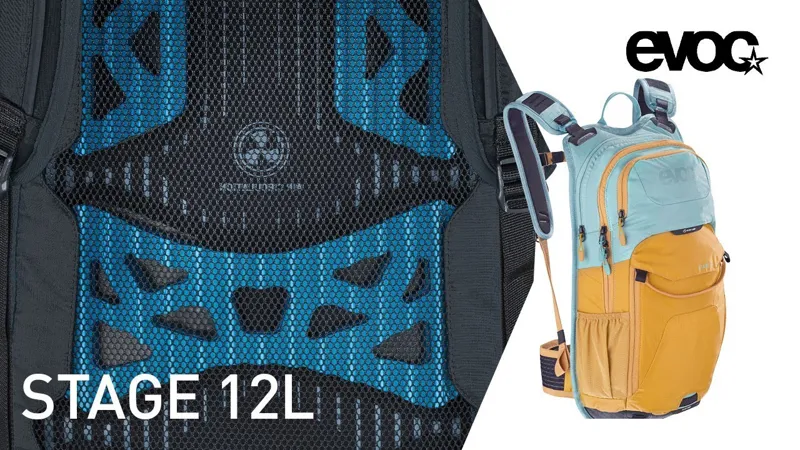 EVOC Stage 12L Backpack Aqua Blue/Loam-1