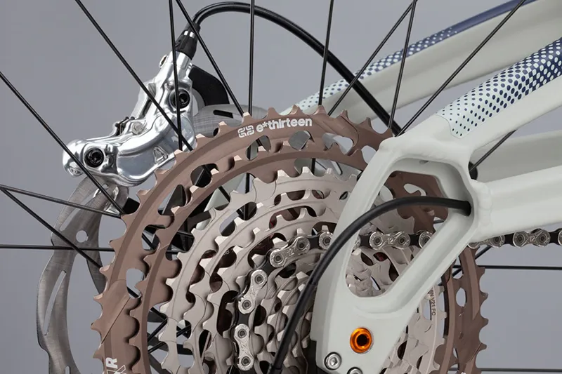 Orange Stage 6 Evo Team Enduro Mountain Bike 2022 Matt Smoke White-8