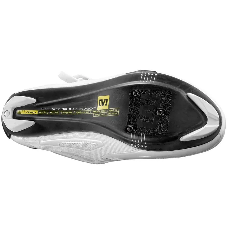 Mavic Zxenon Womens Road Cycling Shoes White/Black/Yellow-1