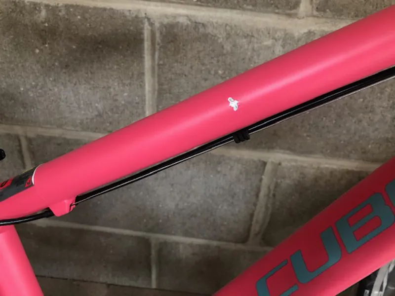 Cube Acid 240 24in Kids Bike 2021 Coral Pink/Mint - Cosmetic Damage-1