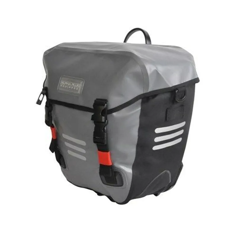 Alpha Plus Waterproof Single Pannier Bag Silver 20L-1