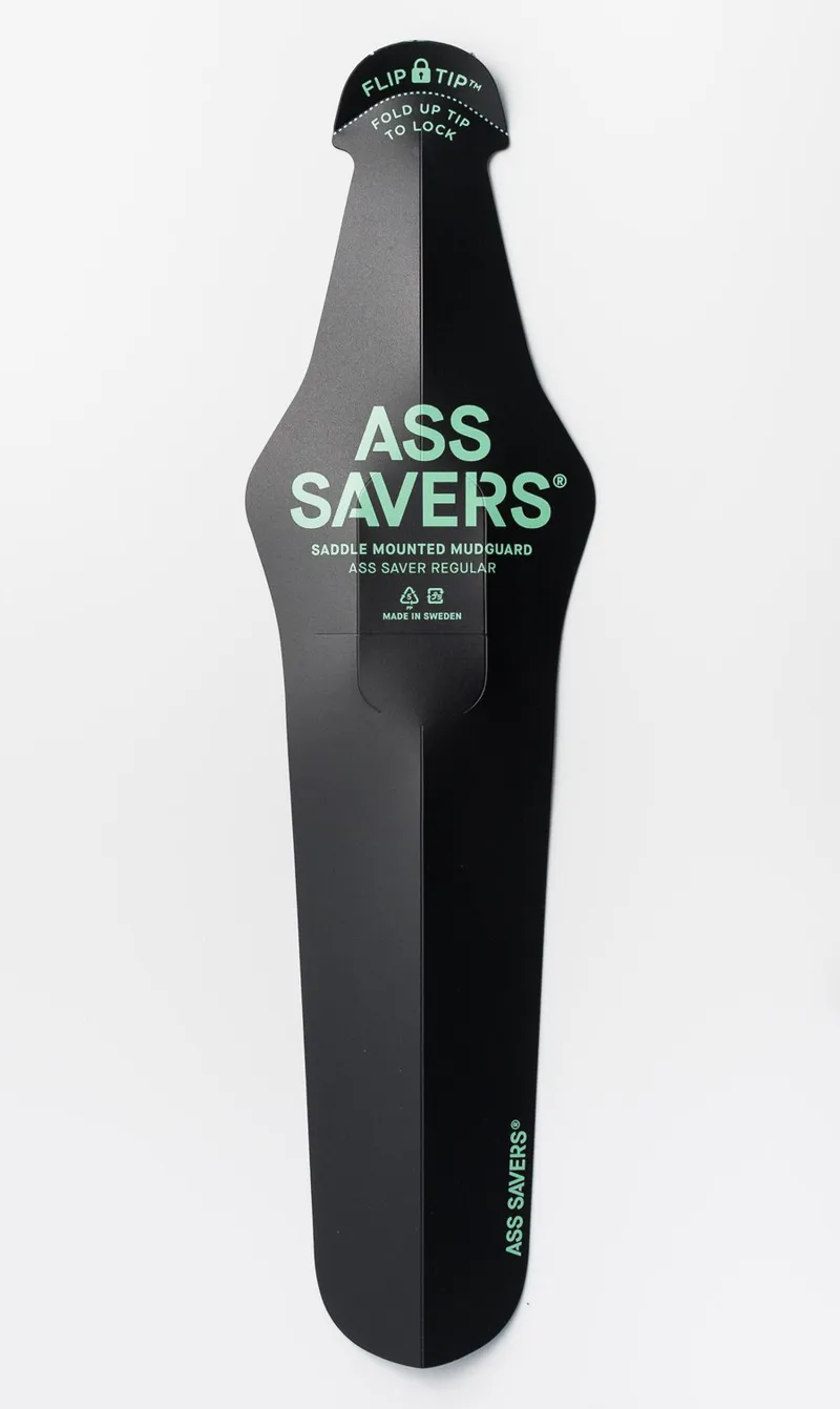 Ass Savers Regular Rear Mudguard Black