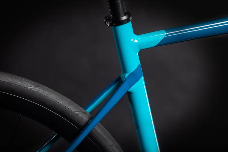 Cube Attain Race Road Bike 2021 Petrol/Orange-2