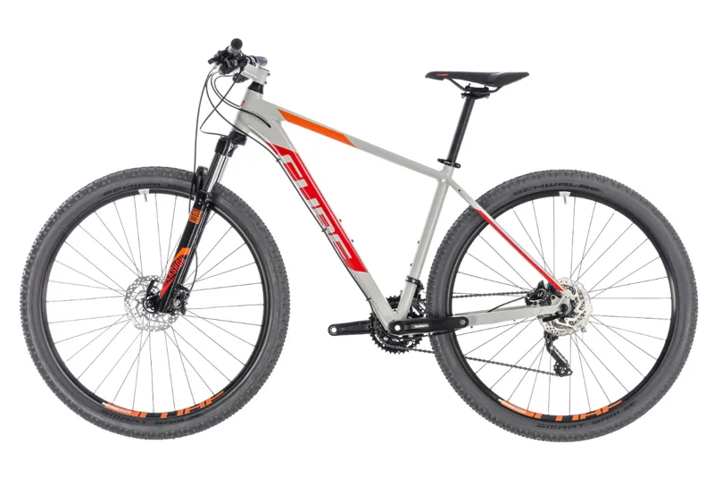 Cube Attention 29er Hardtail Mountain Bike 2018 Grey/Red-1