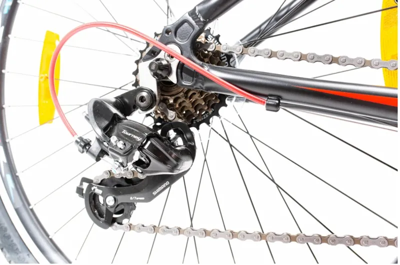 Monteria JR 26in Wheel Mountain Bike Black Blue Red 17in-2