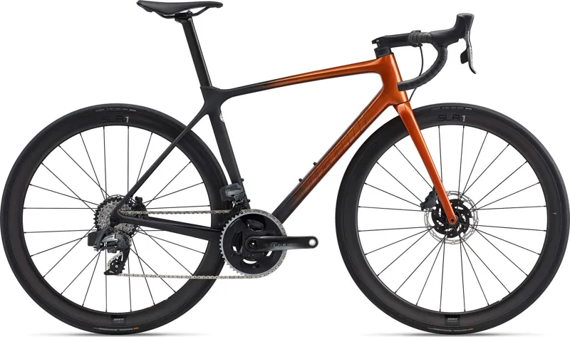Giant TCR Advanced Pro 0 Disc AX Carbon Road Bike 2022 Amber Glow