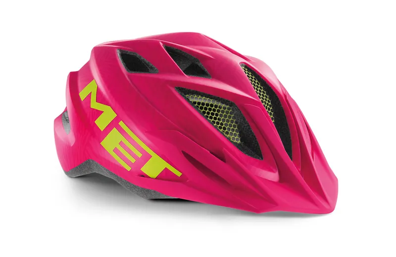 MET Crackerjack Kids Helmet Pink/Green