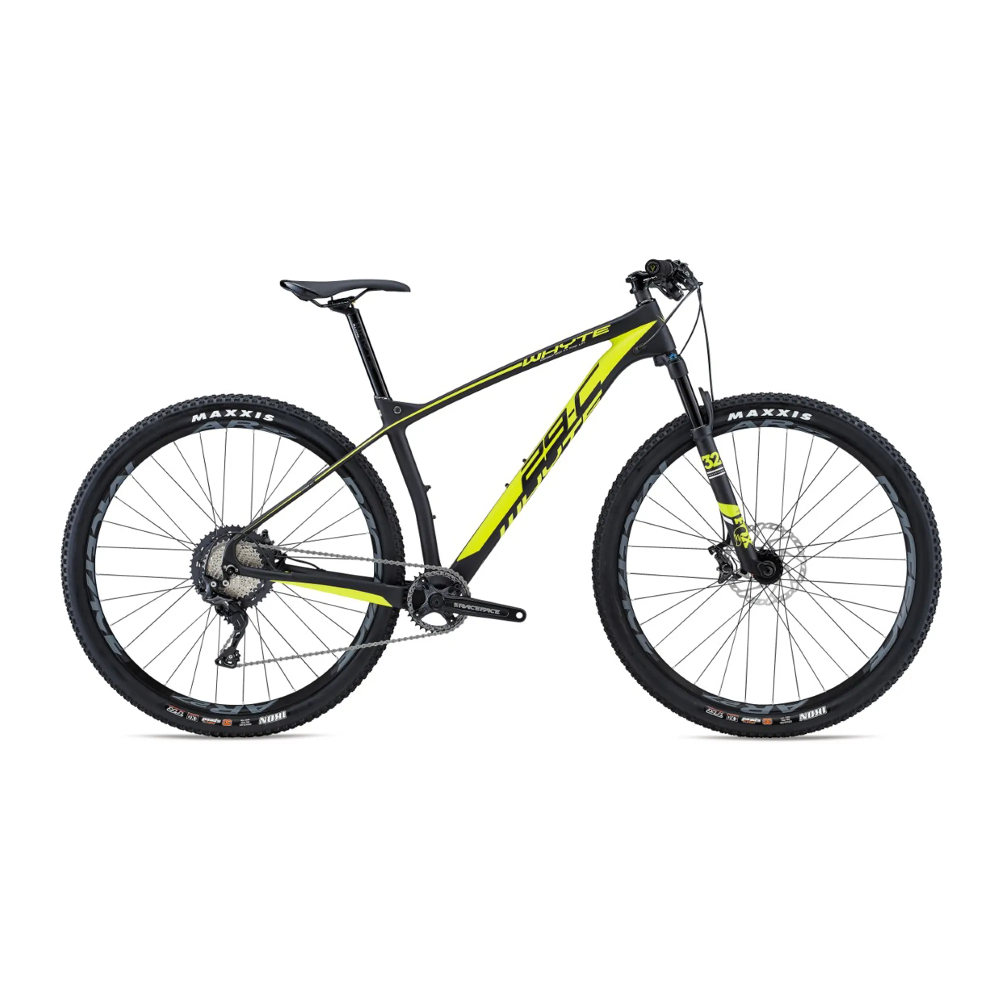 Whyte 29 CS Carbon Hardtail Mountain Bike 2018 Black Yellow