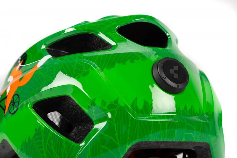 Cube Fink Childs Cycling Helmet Green/Fox-3