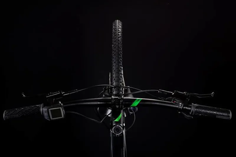 Cube Cross Hybrid Pro 400 e-Hybrid Bike 2019 Iridium/Green-1