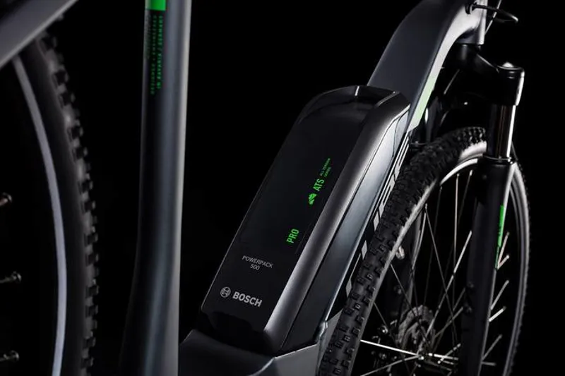 Cube Cross Hybrid Pro 400 e-Hybrid Bike 2019 Iridium/Green-2