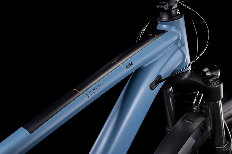 Cube Aim Allroad Hardtail Mountain Bike 2022 Blue/Red-5