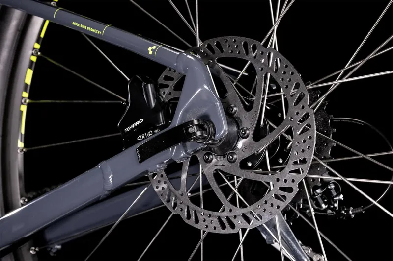 Cube Aim Pro Hardtail Mountain Bike 2022 Grey/Yellow-5