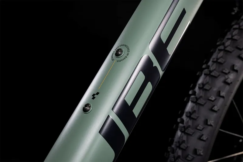 Cube Aim Pro Hardtail Mountain Bike 2022 Olive/Orange-2