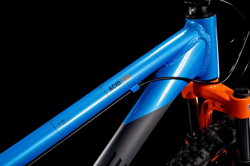Cube Acid 240 Disc Kids Bike ActionTeam Blue Orange-1