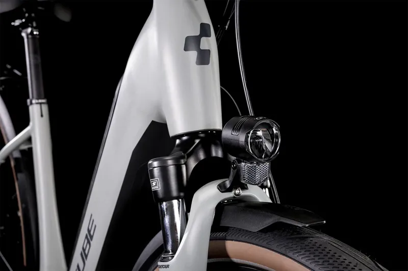 Cube Supreme Hybrid One 400 Electric Hybrid Bike 2022 Grey-4