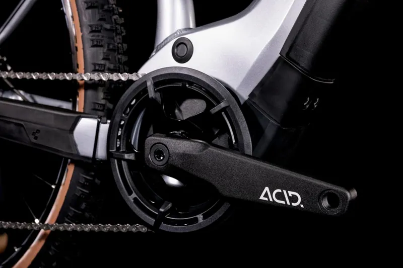 Cube Reaction Hybrid Performance 500 Electric Mountain Bike Polar Silver/Blue-1