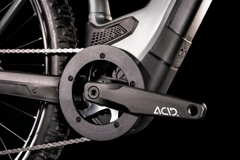 Cube Reaction Hybrid Pro 625 Electric Mountain Bike Grey/Green-2