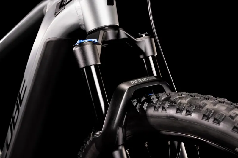 Cube Reaction Hybrid Pro 625 Electric Mountain Bike Grey/Green-1