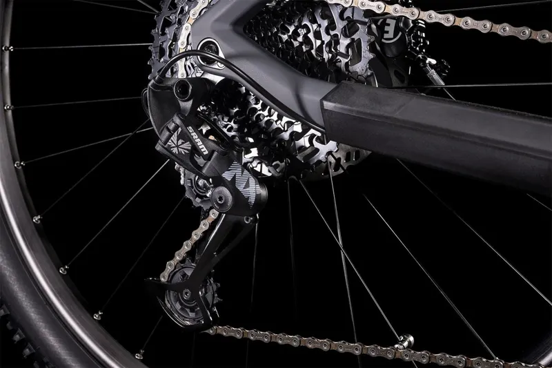 Cube Reaction Hybrid EXC 750 29 Electric Mountain Bike 2022 Grey/Red -1